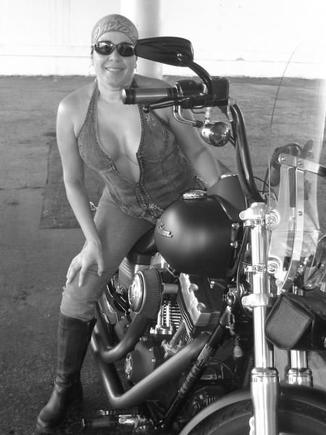 biker babe