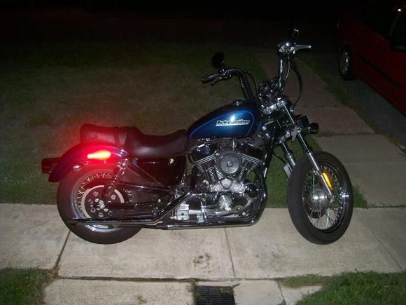 Night time pic of the new bike