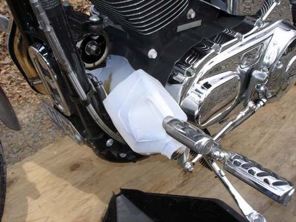 Sporster oil change
