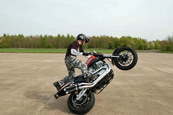 Who says XR1200's don't wheelie? 
C/O Craig Jones