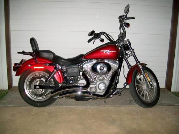 Superglide with V&amp;H Big Radius exhaust installed.