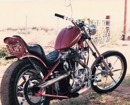 I canned the under chassis shift linkage and returned the shift to the right. After the years of riding right hand shift it took a little bit to get used to left hand shift on my Indian.