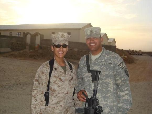My son and daughter in Afghanistan... her 3rd tour, his 2nd...