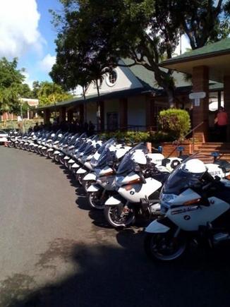 Honolulu PD saying aloha.