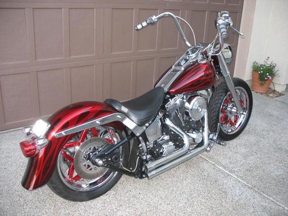 Rick's red bike