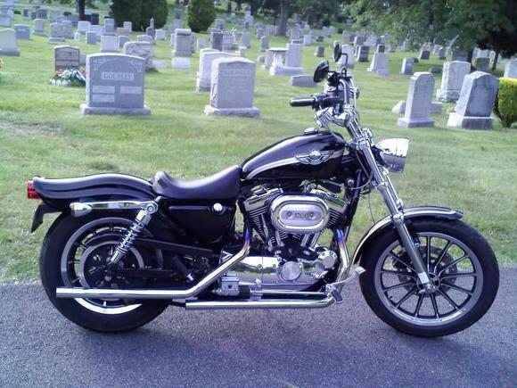 Cycleshack Drag pipes and LePara barebones seat