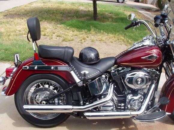 Vance &amp; Hines Twin Slash 3" Slip-Ons and my ACC Helmet