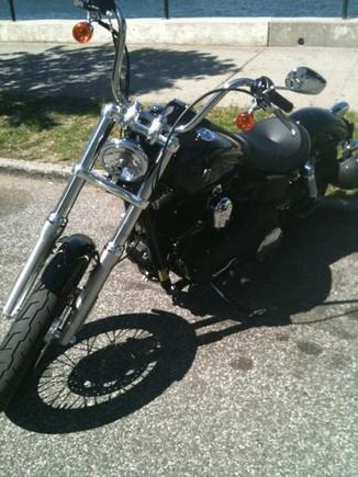 my new ride, 2010 dyna street bob-stock