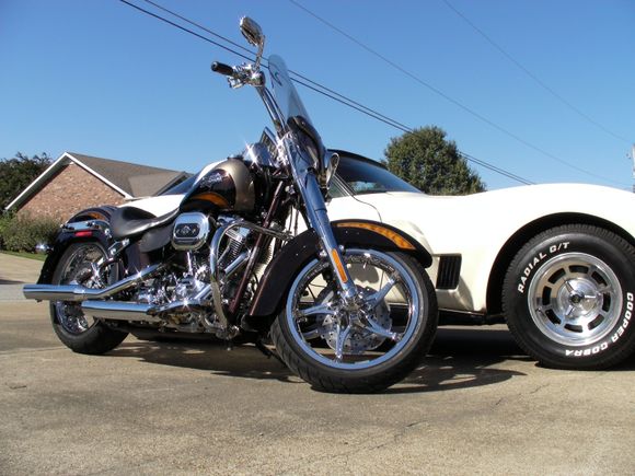 Setting beside the Vette