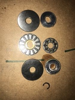 SIDE BY SIDE, NOT ONLY BIGGER, BUT IN HAND THE ROLLERS MUCH STRONGER, YOU HAVE TO HOLD TO REALIZE