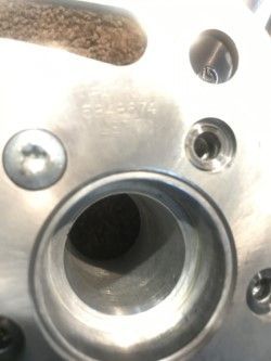 all chrome hardware going here,lol and all over engine cases, were replacing EVERY bolts with a Chrome bolt, the stock looked weathered?and these are stronger bolts were getting, so no stripping etc