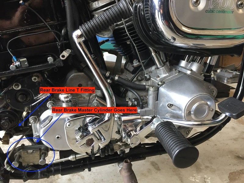 FX Rear brake master cylinder mount Page 2 Harley Davidson Forums