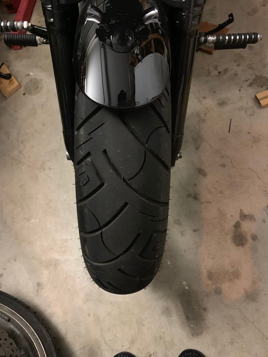 Sportster 48 150 front tire Harley Davidson Forums