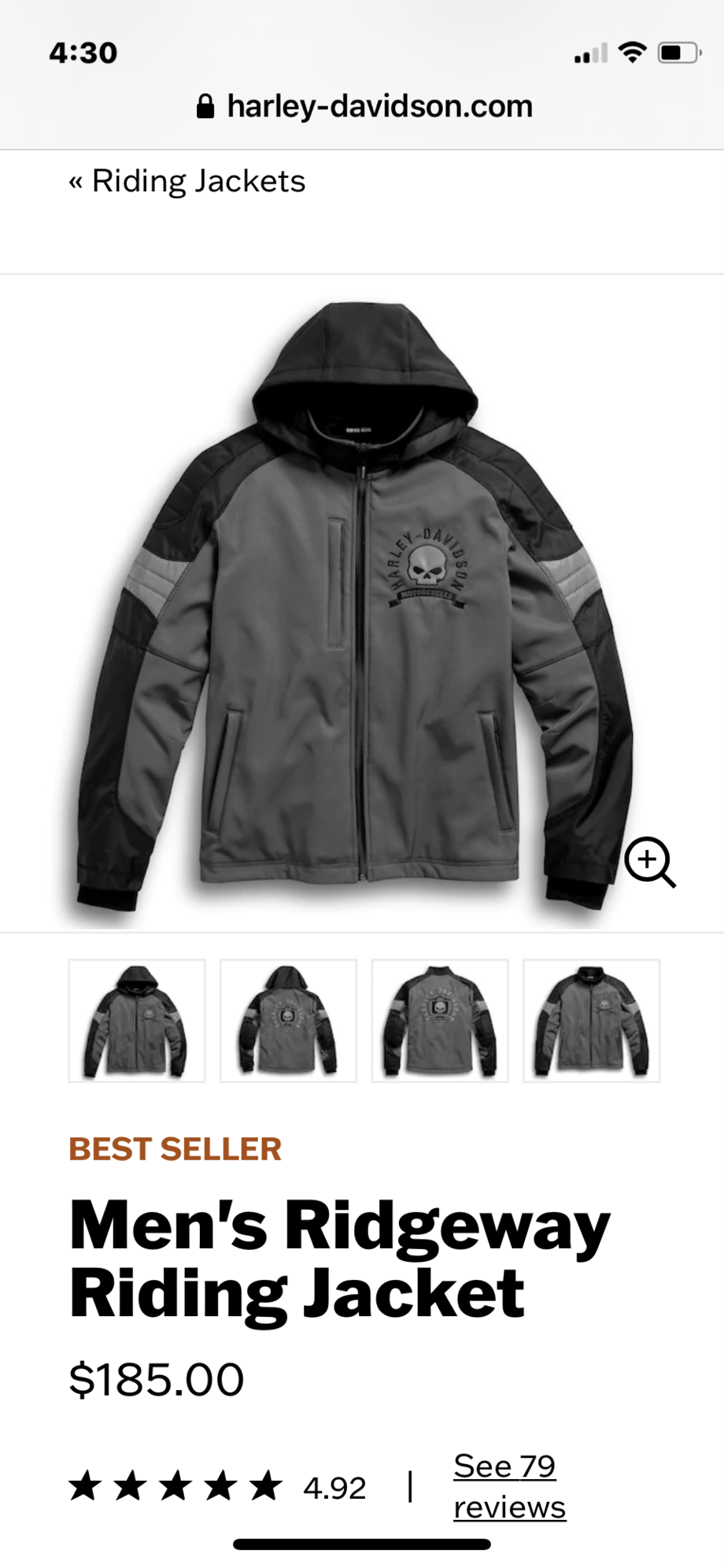 harley ridgeway jacket