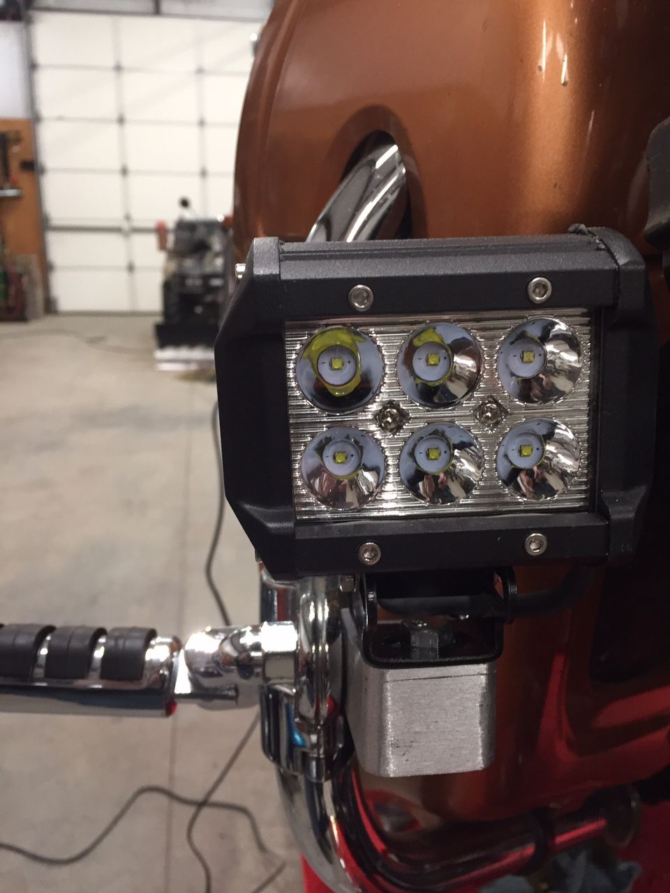 Lower Fog Lights on Crash Bar Harley Davidson Forums