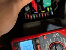 When grounding out to a bolt, all of the connections get 12v except one. 