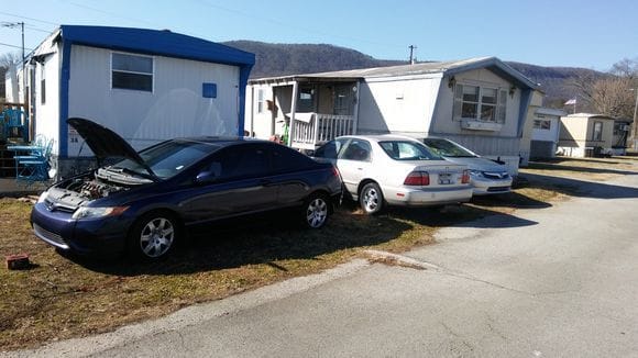 Blue 2008 civic has 190k..gold 1997 special edition has a mere 80k..every service record from its first oil change forward..2012 civic 90..2002 civic 170k..2005 odyssey touring 220k and my workhorse 1995 accord 696k