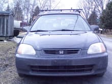 98 CX Civic 5 Speed Front 2