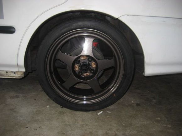 16 x 7 Rota Slipstreams wrapped with Toyo Proxes4 205/40/16