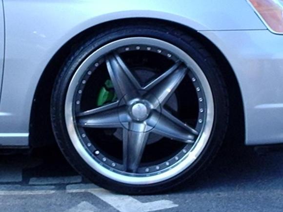 18" Focal K5 wrapped in Falken ZE512  215/35zr18