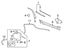 Hummer H3 Front Washer Assembly