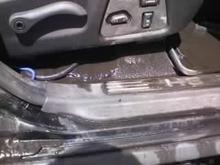 My H3 sunk. Interior after