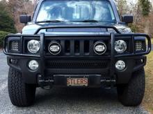 NEW GRILL GUARD AND HELLA BLACKOUTS
