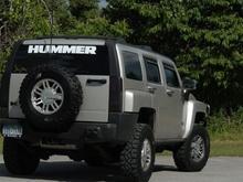 blacked out tail lights H3
