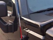 Shortened the antenna.. patriotic style!