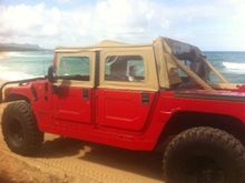 94 open top on the sand