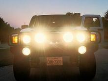 Dusk with Lights on