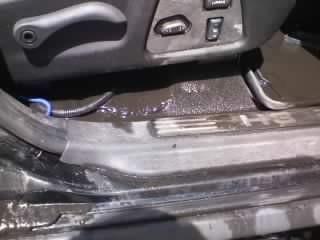 My H3 sunk. Interior after