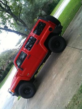 hummer sidways