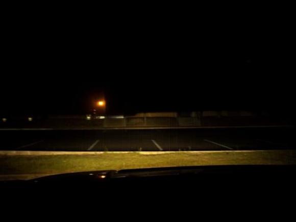 Lows across parking lot
