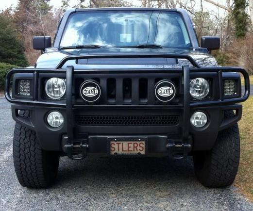 NEW GRILL GUARD AND HELLA BLACKOUTS
