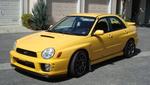 Garage - 2003 Sonic Yellow WRX