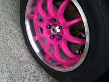 wheels are now pink!