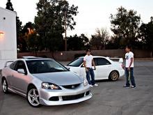 my friends type s and my sti