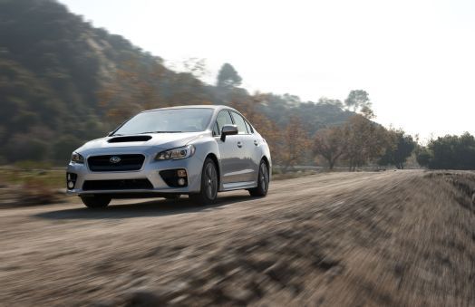 2015 subaru wrx front side motion view