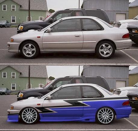 impreza Fastworks side design