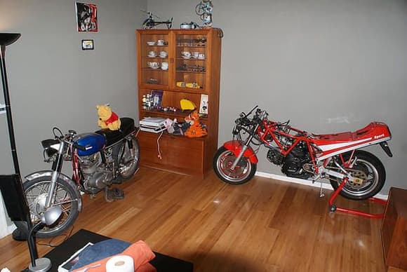 Ducati 250 and my 1990 750sport