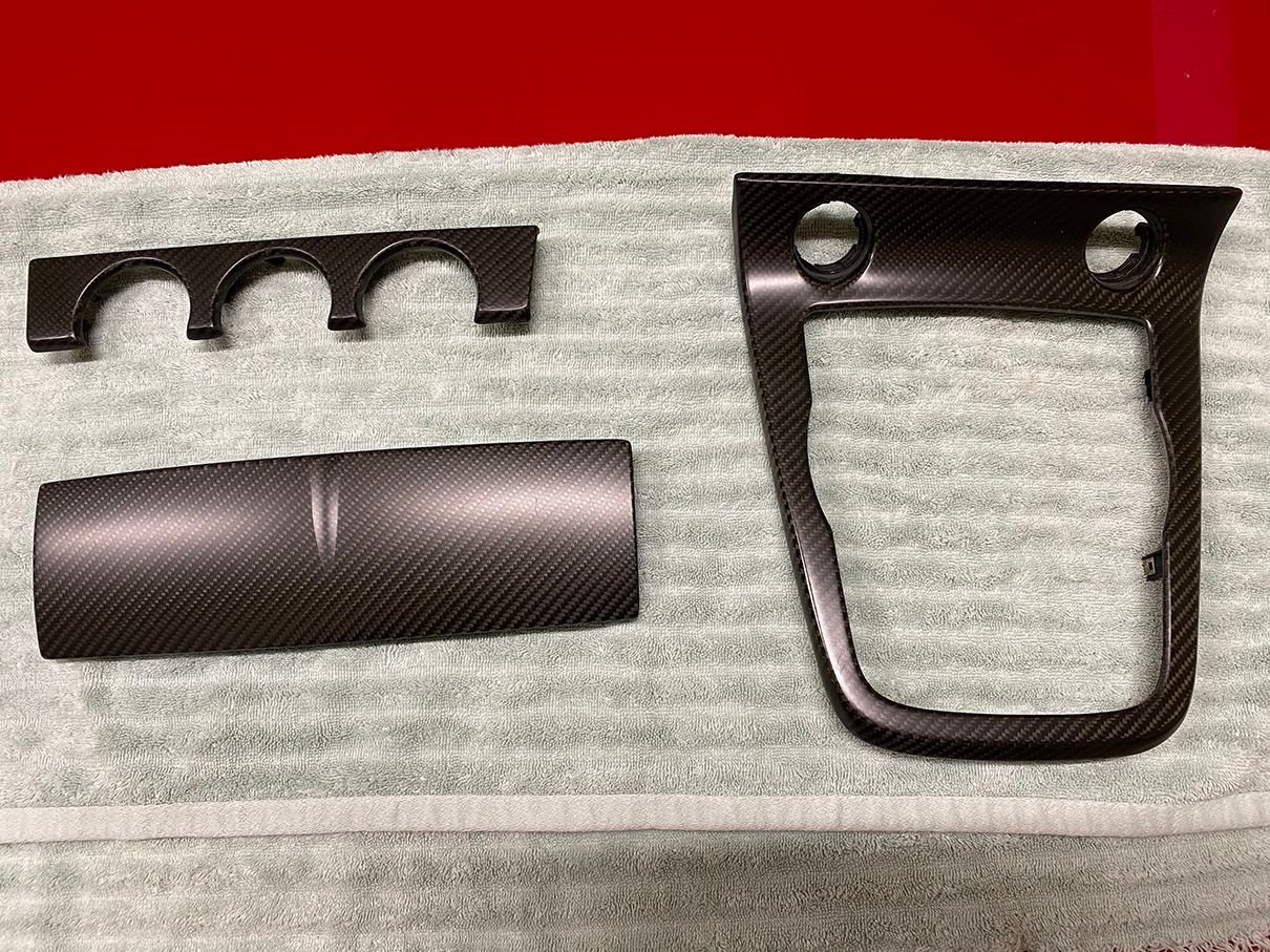 Interior/Upholstery - OEM Carbon Fiber Interior Trims Pieces - Used - 2014 to 2020 Jaguar F-Type - Springfield, VA 22152, United States