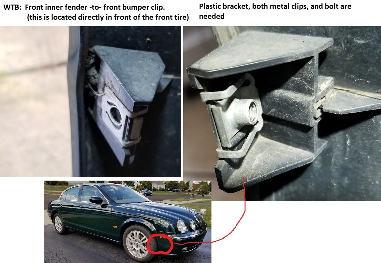 Exterior Body Parts - WTB:  S-Type Front inner fender bracket - Used - 2003 to 2008 Jaguar S-Type - Marysville, OH 43040, United States
