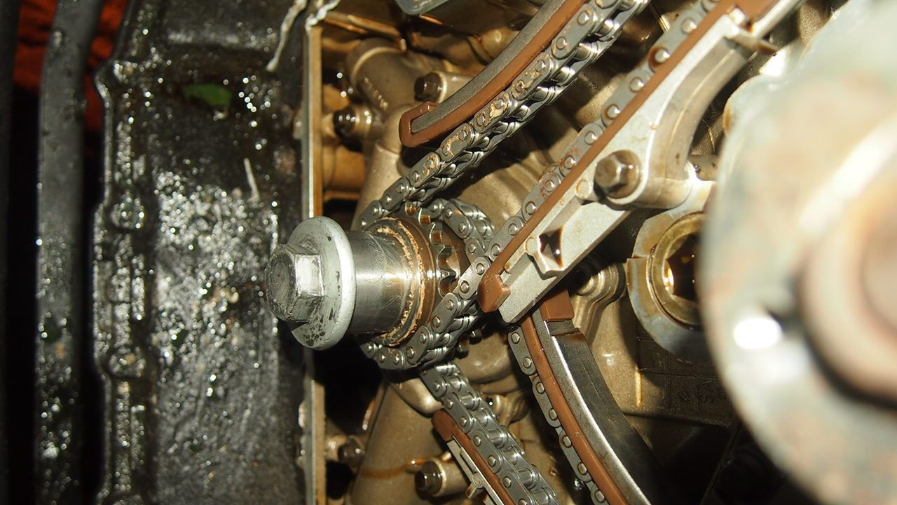 just changed timing chain tensioners, slipper guides, timing chain and