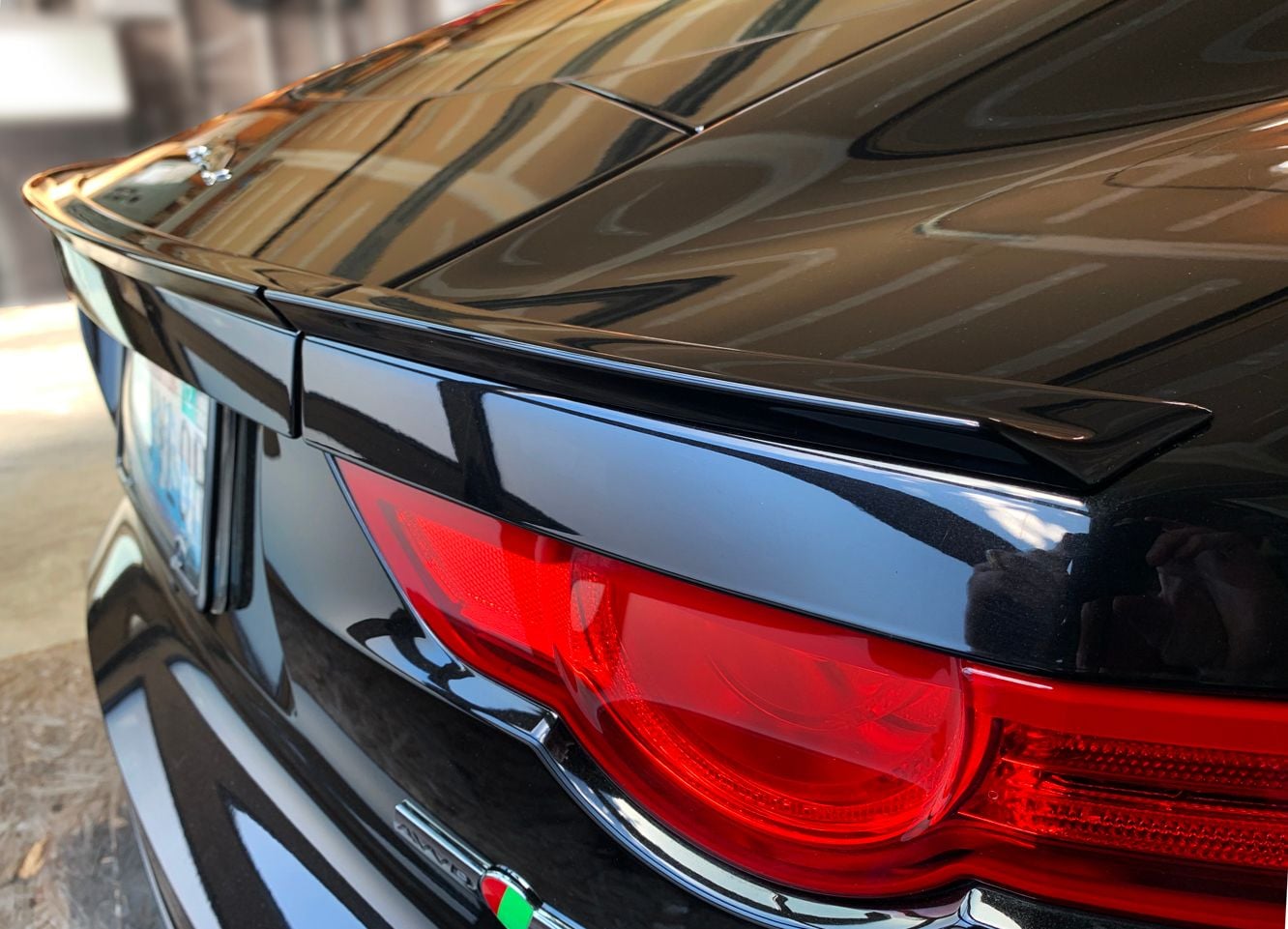 TYYLDZ Car Trunk Spoiler for Jaguar F-Type Coupé/Convertibile X152  2013-2024, Adjustable No punching Nondestructive installation Car Rear