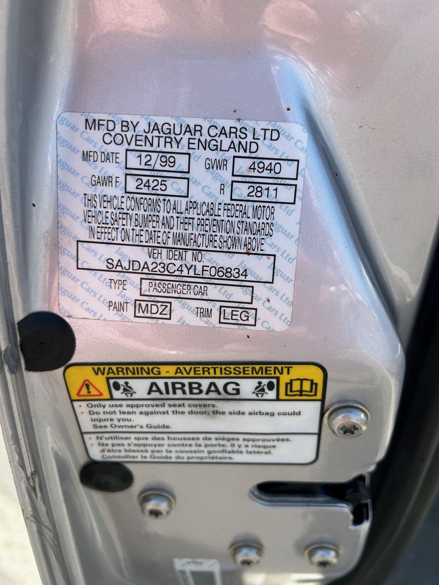 2000 Jaguar XJ8 - Amazing 2000 Jaguar XJ8 L Sport Silver Sedan w/ 111K Miles pure So. California Car - Used - VIN SAJDA23C4YLF06834 - 111,000 Miles - 8 cyl - 2WD - Automatic - Sedan - Silver - Redondo Beach, CA 90277, United States