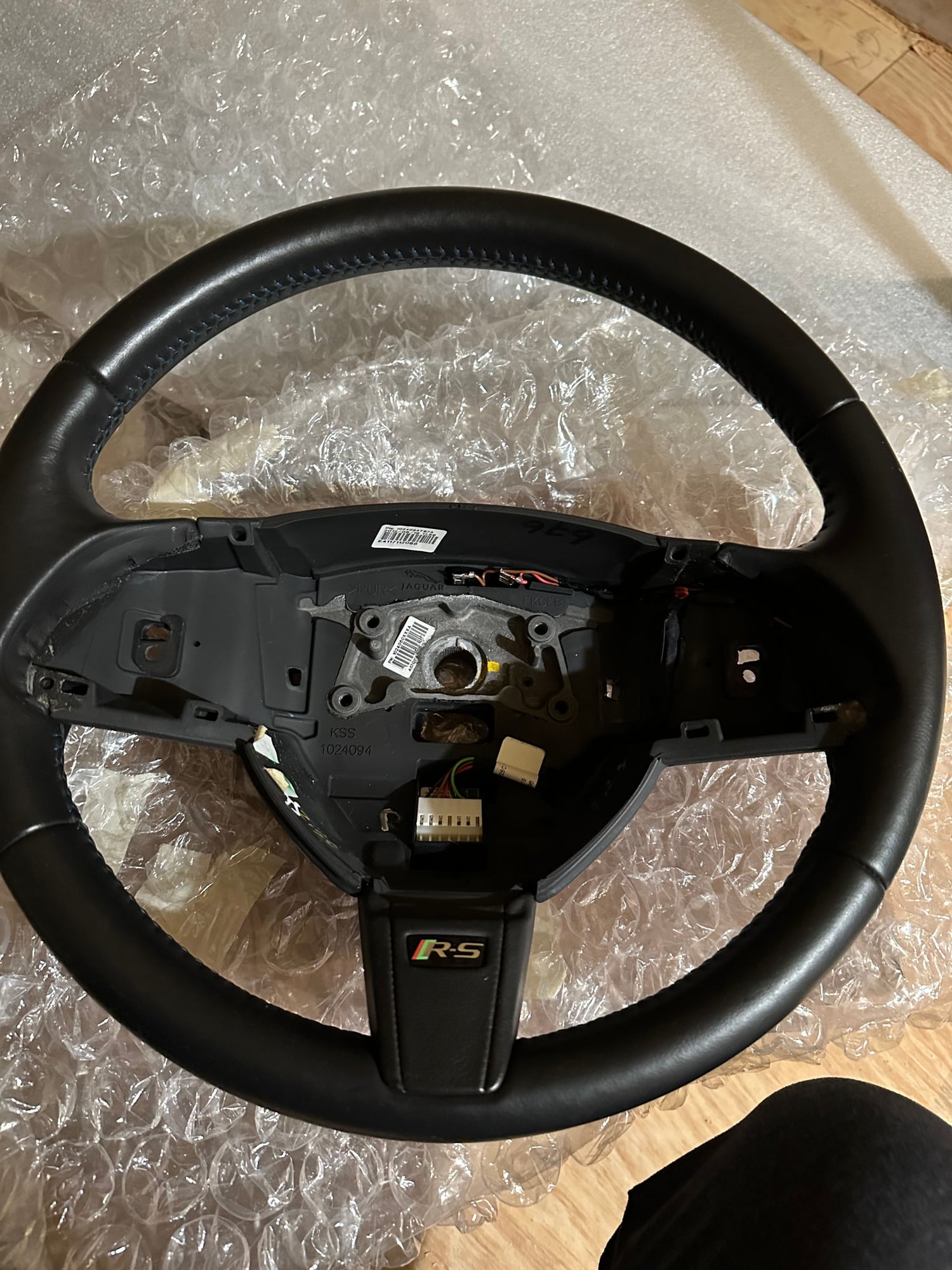 Steering/Suspension - Jaguar XKR-S steering wheel like new blue deviated stitching - Used - 2012 to 2013 Jaguar XKR-S - Atlanta, GA 30305, United States