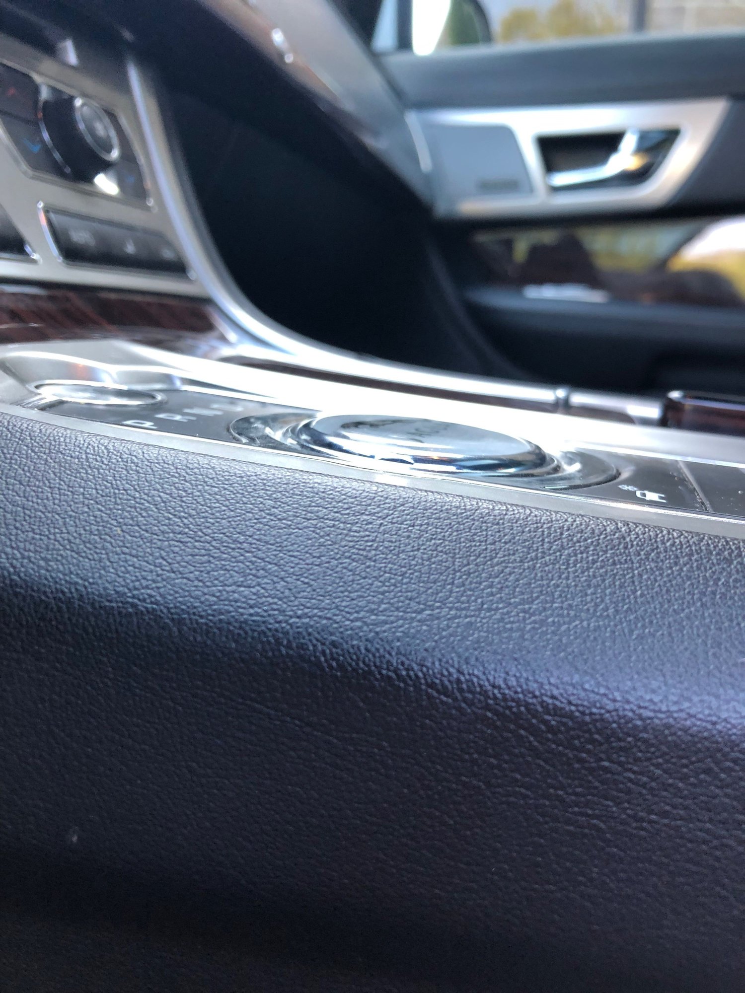 Interior/Upholstery - XJ rotary shift knob topper. - New - 2011 to 2019 Jaguar XJ - Old Saybrook, CT 06475, United States