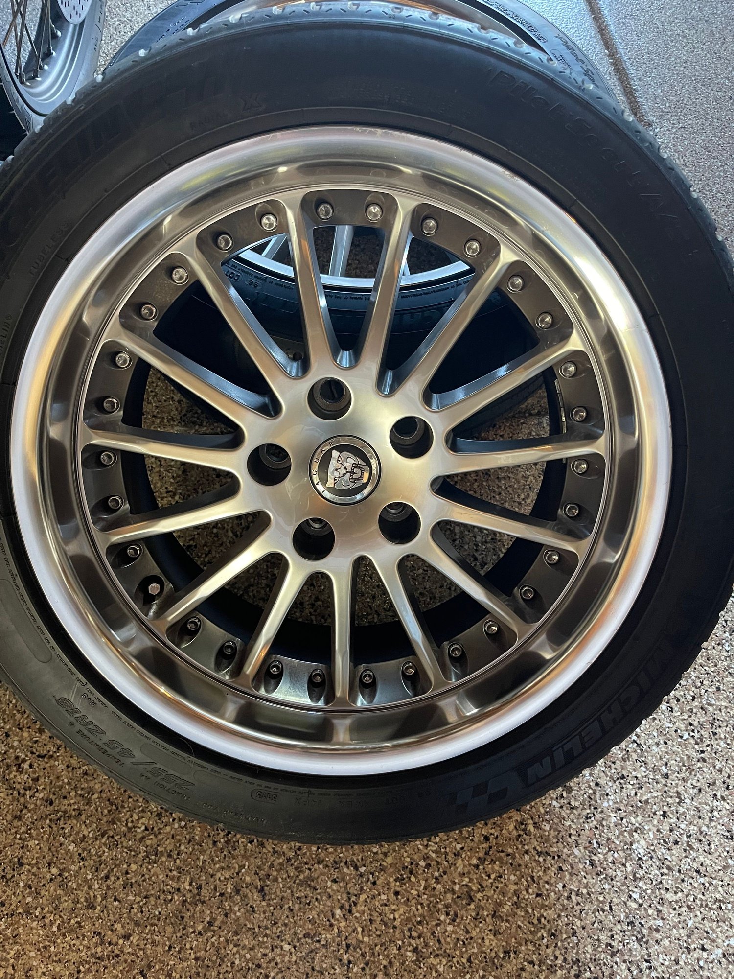 Wheels and Tires/Axles - 18" Staggered Coventry Whitley Silver Rims PRICE REDUCED - Used - 1997 to 2006 Jaguar XK8 - San Ramon, CA 94583, United States