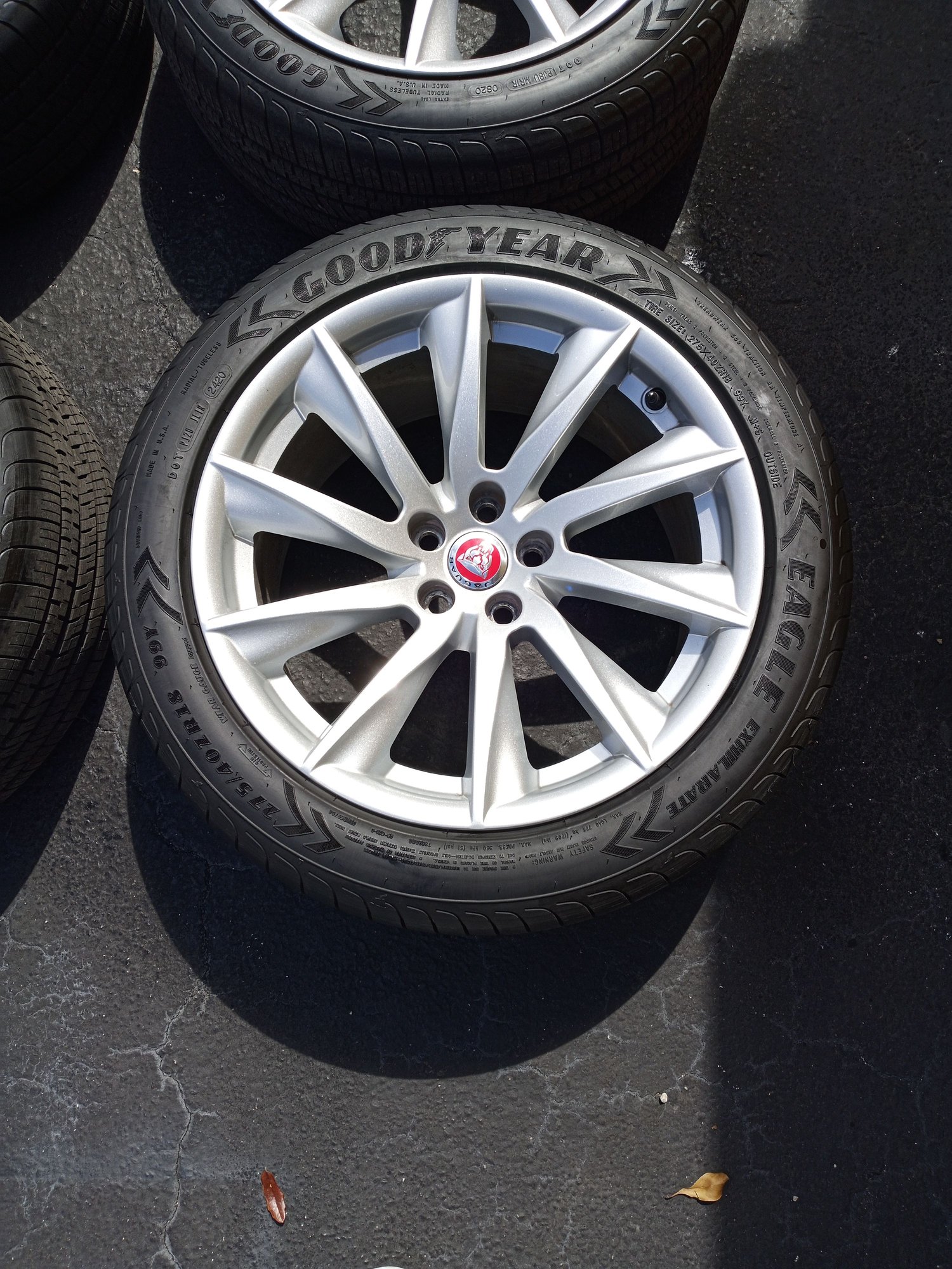 Wheels and Tires/Axles - Jaguar Factory F-Type Vela 10 spoke 18" OEM Staggered Wheels Rim Tires - Used - 2013 to 2021 Jaguar F-Type - 2010 to 2021 Jaguar All Models - Delray Beach, FL 33445, United States